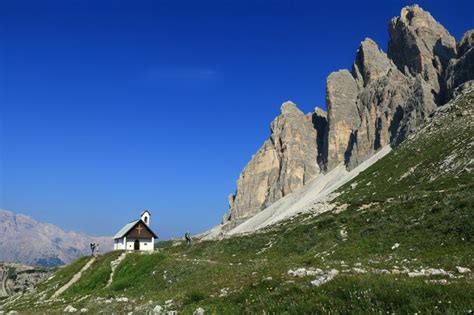 Premium Photo Dolomites Landscape And The Chapel Of The Alpine Troops