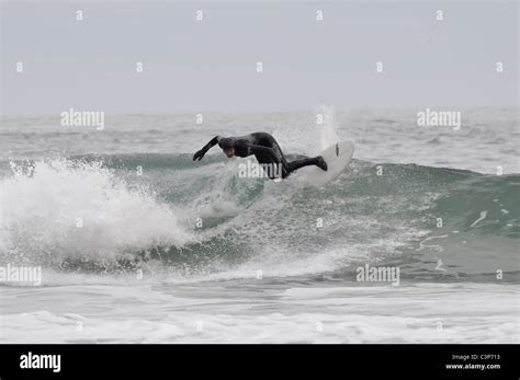 Surfing at Porth Ceiriad Abersoch on the Lleyn Peninsula Stock Photo - Alamy