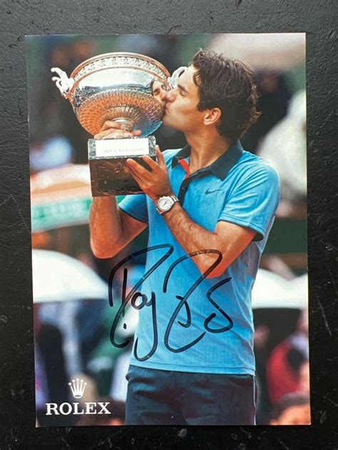 Roger Federer Autogrammkarte French Open 2009 Kaufen Auf Ricardo