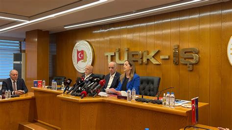 SON DAKİKA Türk İş DİSK ve Hak İş ten ortak bildiri Asgari ücrete