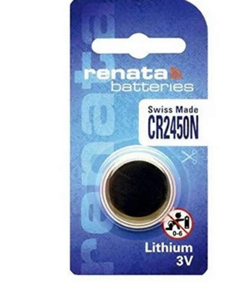 Renata 2450N Cr 2450 3V Swiss Made Lithium Battery Coin Cell At Rs 250