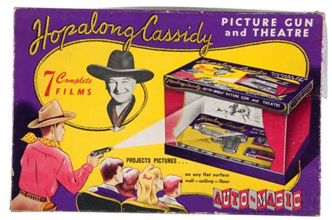 Hake S “hopalong Cassidy Picture Gun And Theatre” W Box