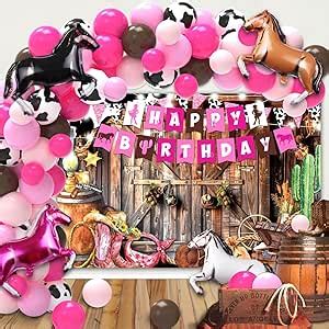 Amazon Cowgirl Birthday Party Decorations Western Party