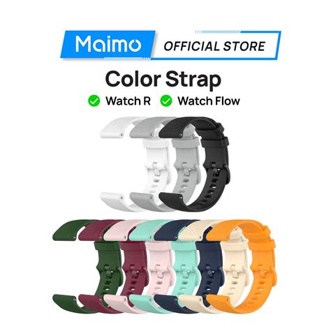 Maimo Watch R Flow Color Strap Silicone Shopee Malaysia