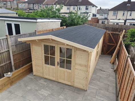 Dunster House Log Cabin Installation Assembly Welling Kent