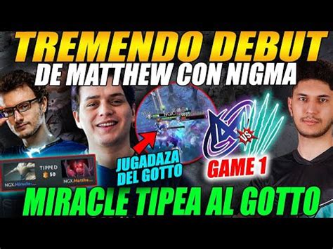 Tremendo Debut De Matthew Con Nigma Lo Tipea Miraclenigma Vs Winter