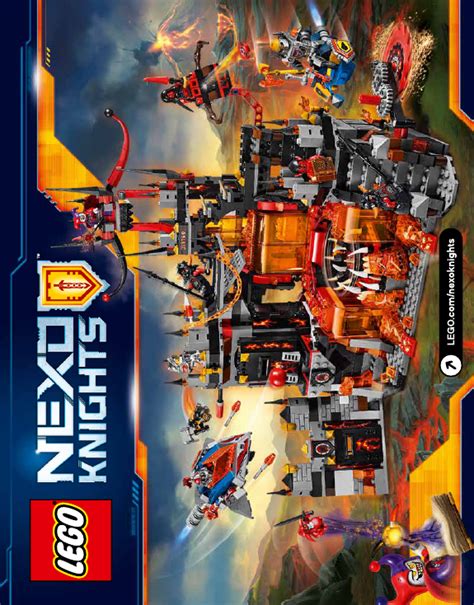 Manual Lego Set Nexo Knights Jestros Volcano Lair