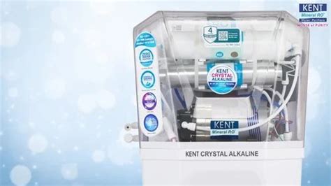 Wall Mounted Kent Crystal Alkaline L Ro Uv Uf Tds Control At