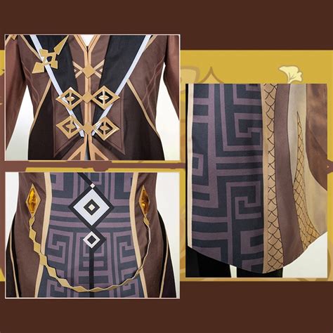 Genshin Impact Zhongli Cosplay Costume Anime Game Outfit Etsy Canada