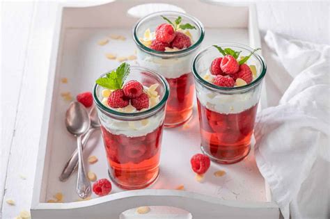 Gel E De Framboises Pour Un Dessert Irr Sistible Savoureux Et Sain