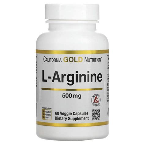 California Gold Nutrition L Arginine Mg Ajipure