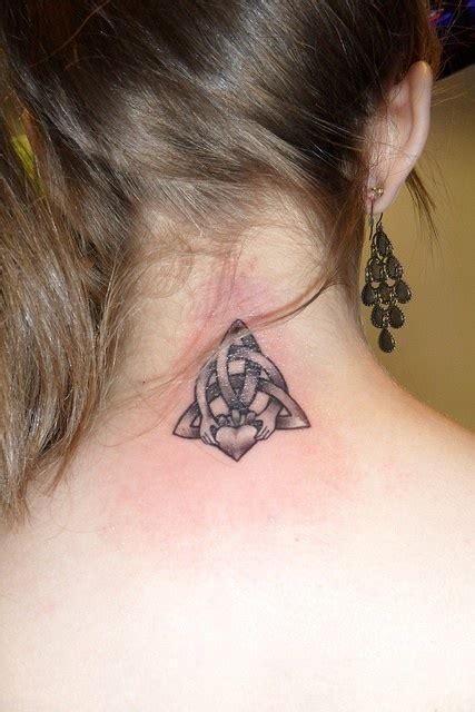 My Trinity Knot And Claddagh Tattoo The Claddagh Is An Irish Symbol Of Love Loyalty And