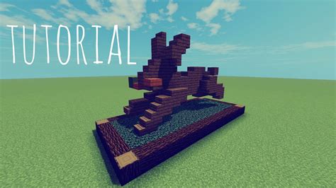 Minecraft Tutorials Ep 4 Bunny Statue Youtube