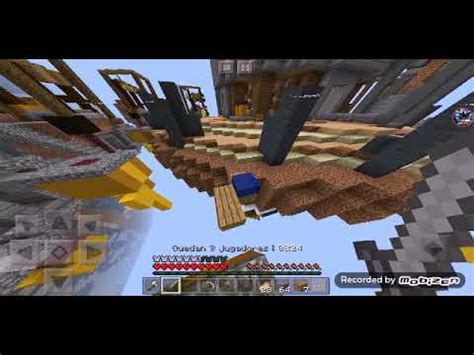 Minecraft Pe Jugando Tnt Run Sky Wars Block Hunt Leer La Descripcion