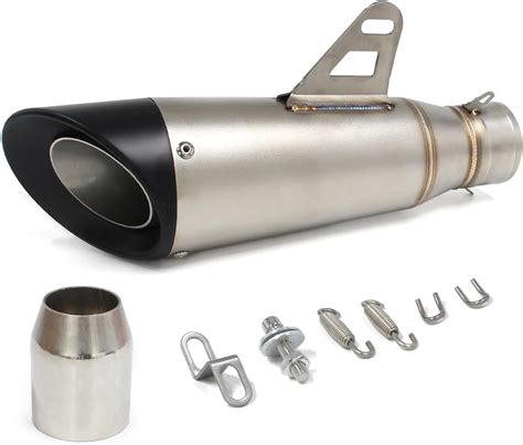 Rawsomes Universal Motorcycle Muffler Slip On Exhaust 15 2in Inlet Exhaust Pipe