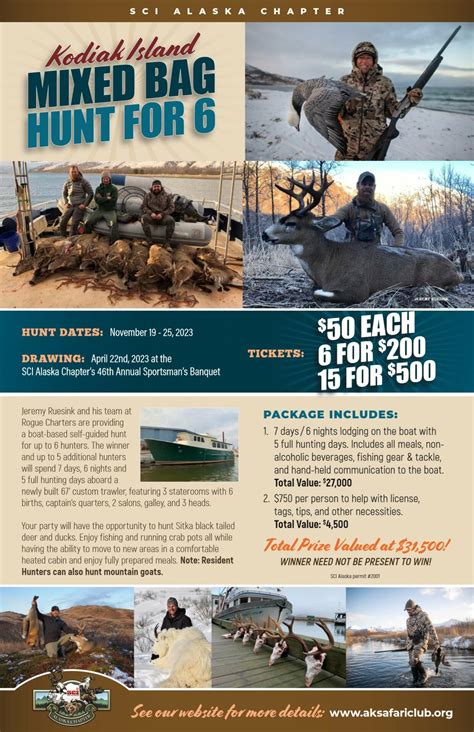 2023 Kodiak Island Hunt Raffle Final Sci Alaska