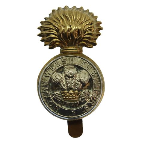 Royal Welsh Fusiliers Bi Metal Cap Badge