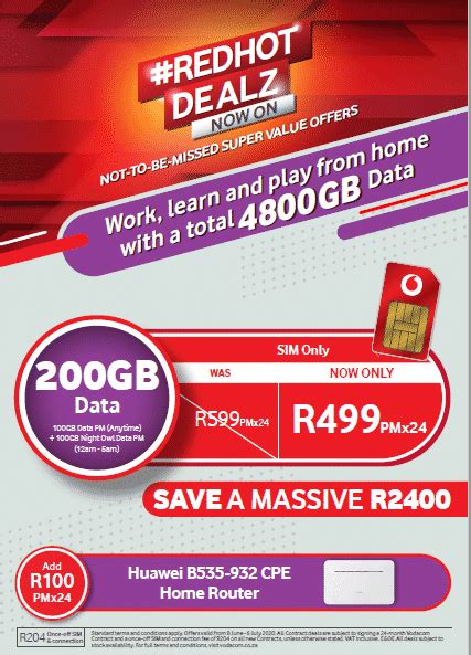 Vodacom Announces Red Hot Data Deals For June Techfinancials