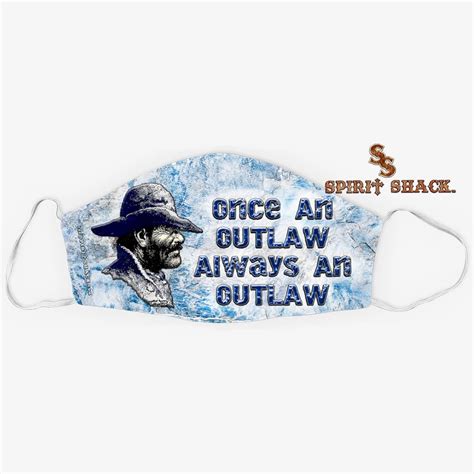 Marlow Outlaws (Always An Outlaw) ~ Face Cover Mask | Spirit Shack Oklahoma