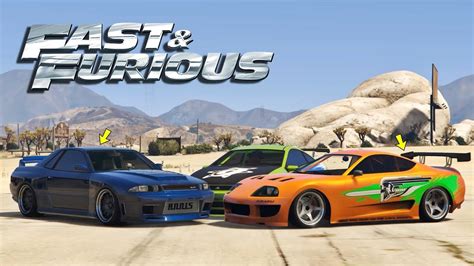 FAST AND FURIOUS CARS IN GTA 5 ONLINE YouTube