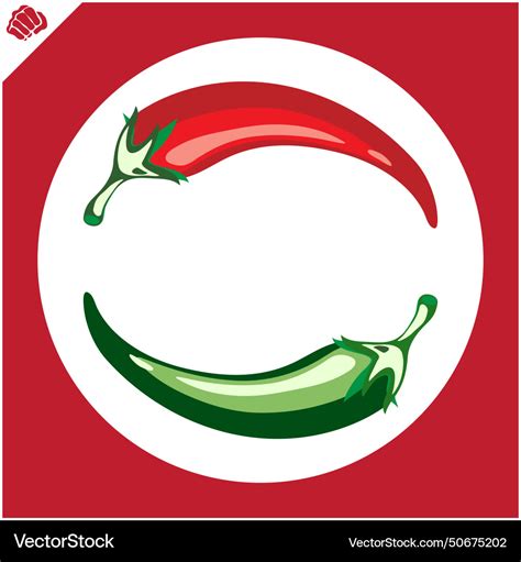 Red Hot Pepper Eps Royalty Free Vector Image Vectorstock