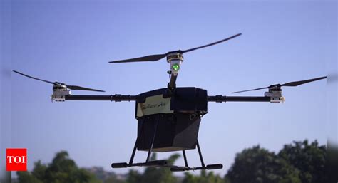 Indian drone startup introduces custom-designed delivery drone - Times ...