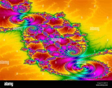 Representation Of Complex Mathematical Iteration Stock Photo Alamy