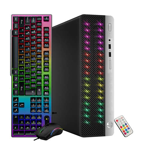 Amazon.com: HP ProDesk 400 G5 SFF High Performance RGB Desktop Computer ...