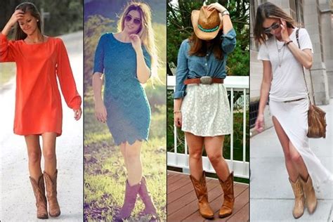 Dresses To Wear With Cowboy Boots Stylewile