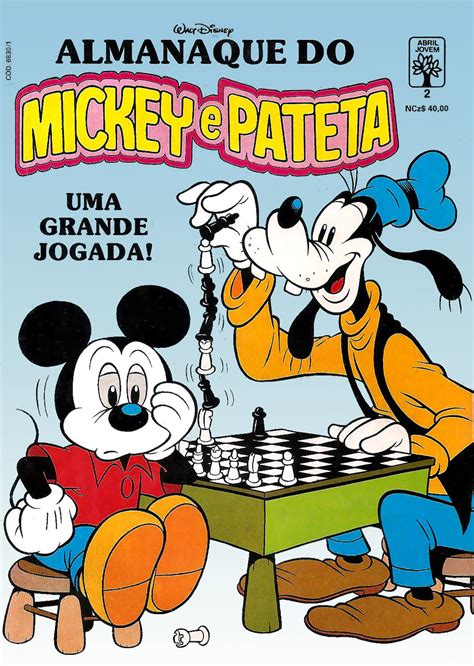 PR GIBIS Antigos Almanaque Do Mickey E Pateta Nº 2 Março 1990