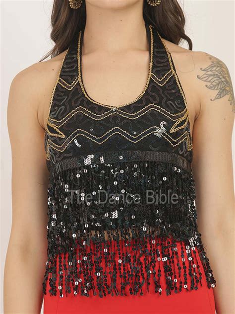 Girls Tassel Belly Dance Halter Top The Dance Bible