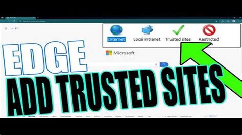 Como Adicionar Um Site De Confian A Ao Microsoft Edge No Windows