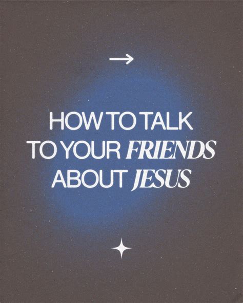 How to talk about Jesus to your friends. - Sunday Social