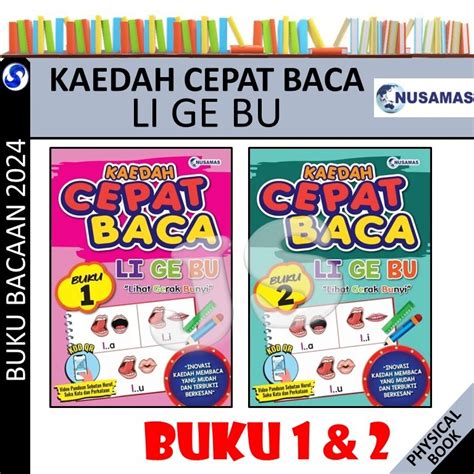 KAEDAH CEPAT BACA LI GE BU LIHAT GERAK BUNYI BUKU 1 BUKU 2 FULL