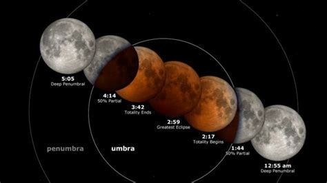 How to see the total lunar eclipse in the sky or online