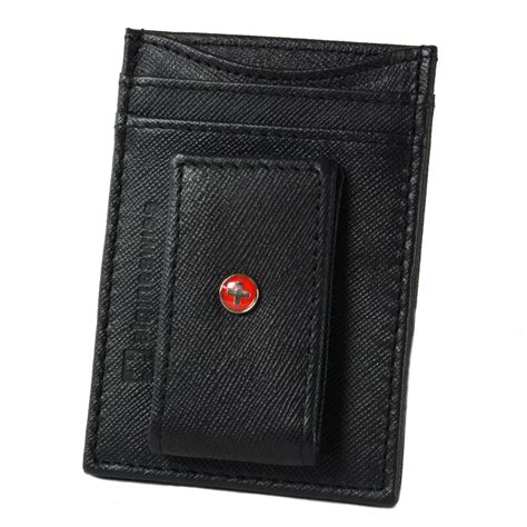 Alpine Swiss Alpine Swiss Rfid Mens Leather Money Clip Front Pocket