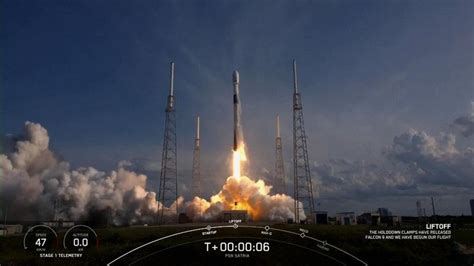 Spacex Launch A Communication Satellite To Provide Internet To Rural