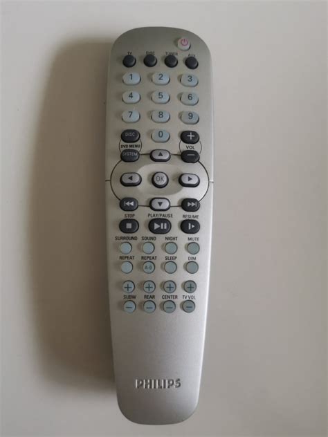 Original Philips Remote Control 19245011 01 For DVD Home Theatre System