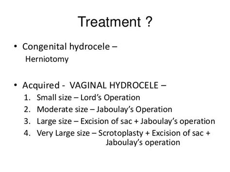 Hydrocele Ppt By Dr Ashok Kumar Lhmc