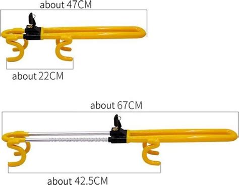 Canne Antivol Voiture Volant Universel Pour Voitures Antivol Longueur