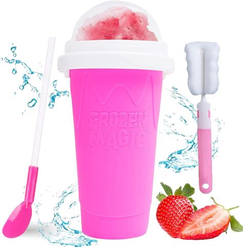 Amazon De Slush Becher Squeeze Cup Slushie Slush Becher Silikon