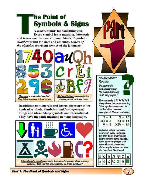 visual meaning  symbols signs  images text worklife