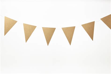 Kraft Decorative Diy Paper Banner May Arts Ribbon