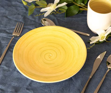 Cosy Trendy Dinner Plate Turbolino Yellow Cm Buy Now At