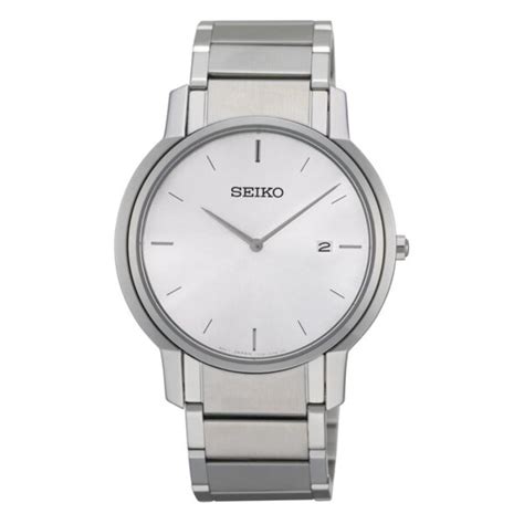 Seiko Herre Armb Ndsur S Lv Urskive Med Dato L Nke Find Den