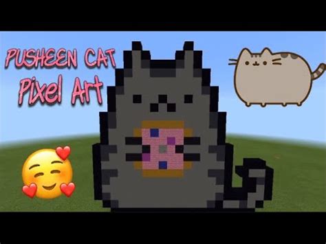 Pusheen Cat Pixel Art YouTube