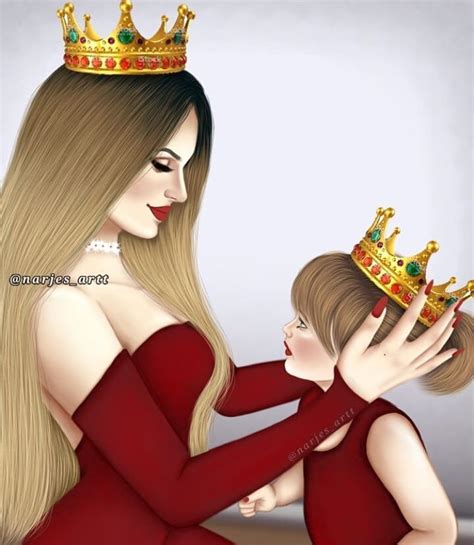 Pin by Lilly Issa on ศลปะ ภาพวาด Mother and daughter drawing Mother