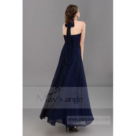 Robe soirée longue bleu marine Intense Ref L043 Robes de soirée