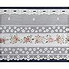 Amazon De Heimtexland Shabby Chic Scheibengardine Jacquard Wei