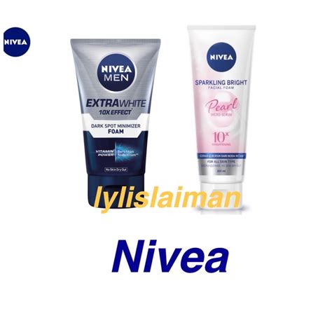 Jual NIVEA Sparkling White Whitening Facial Foam 100 Ml Shopee